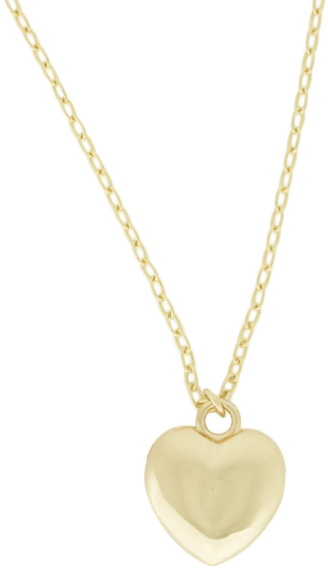 Classic silver layered necklaces for ladies -The Gold Link Necklace - Bubbly Heart