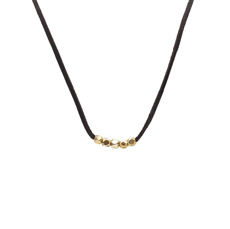 Elegant gold accent necklaces for women -Fit to Be Square Necklace