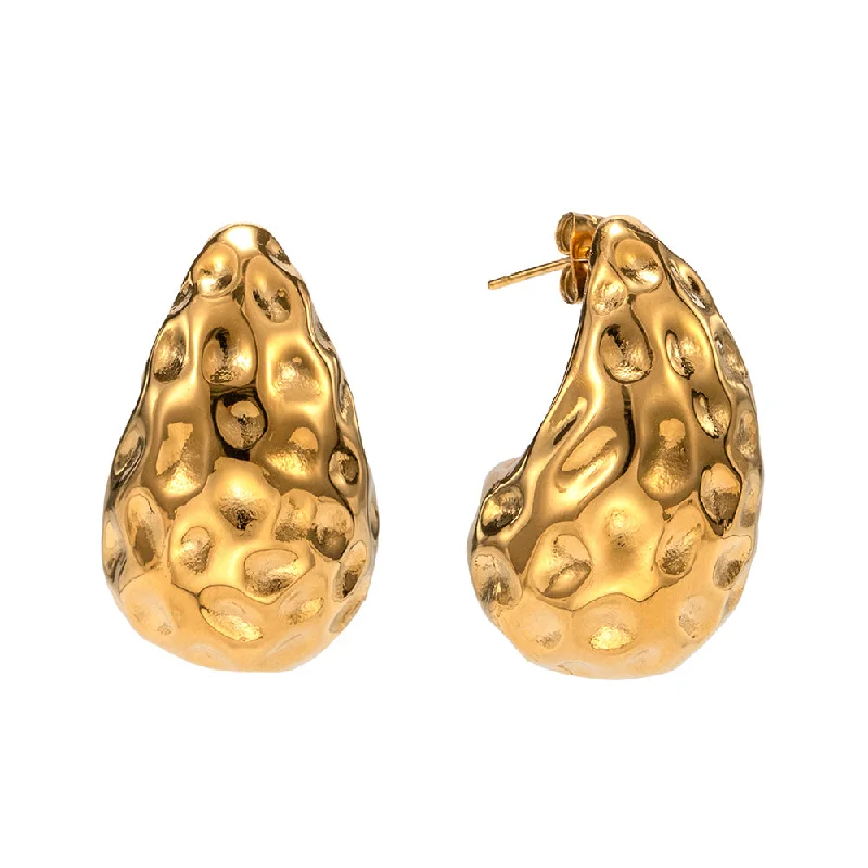 Classic gold arch earrings for women -The Doheny Earrings