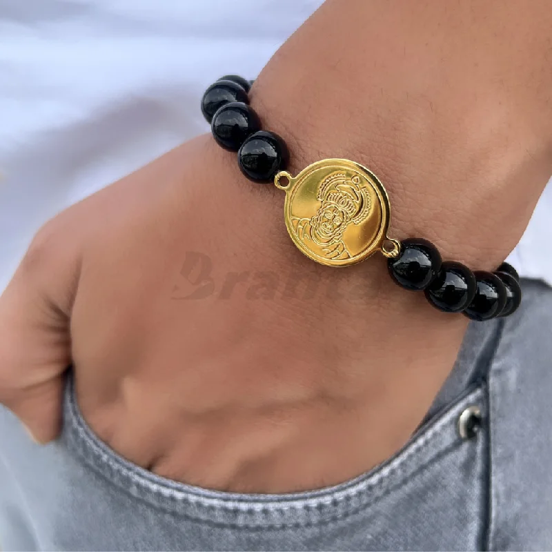 Ladies vintage quartz bangle bracelets -Hanuman Crystal Bracelet For Men