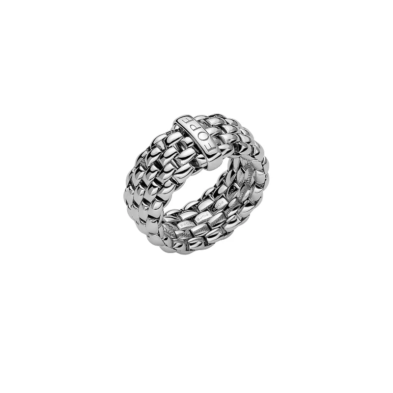 Modern rose gold twist ring for women -Flex'it Ring