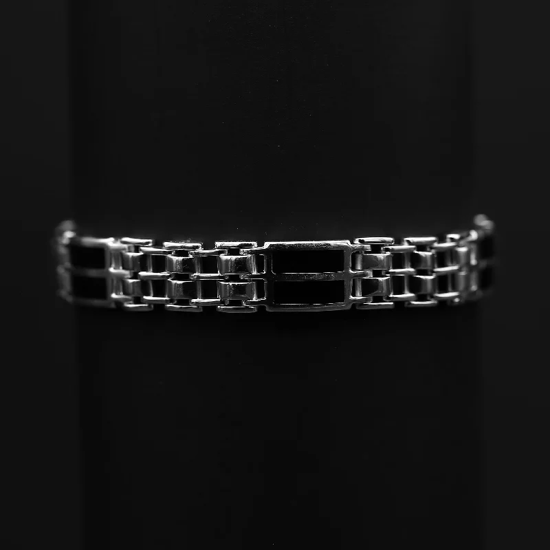 Modern geometric gold bracelets for women -Bracelet en argent SP018