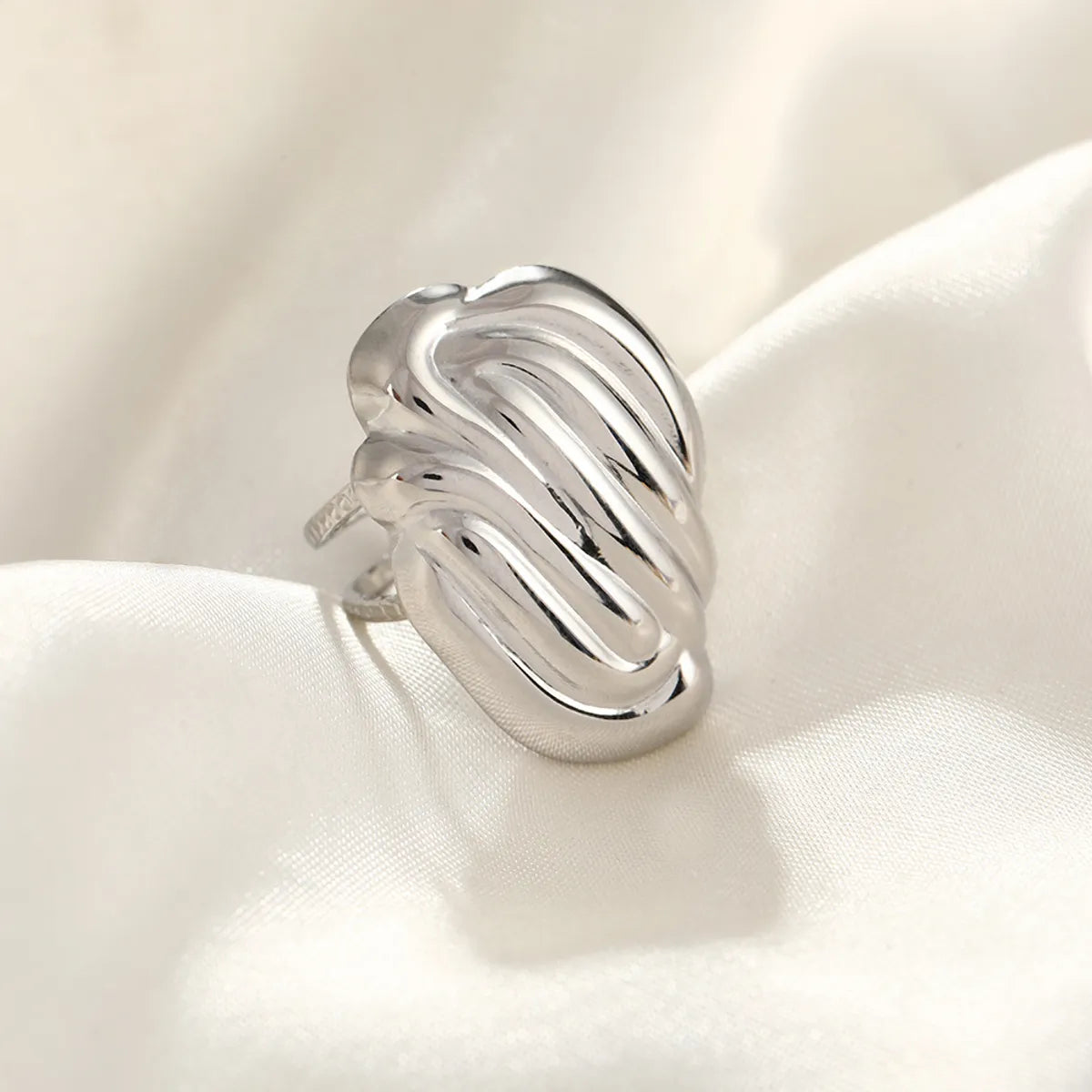 Silver Irregular Stripes