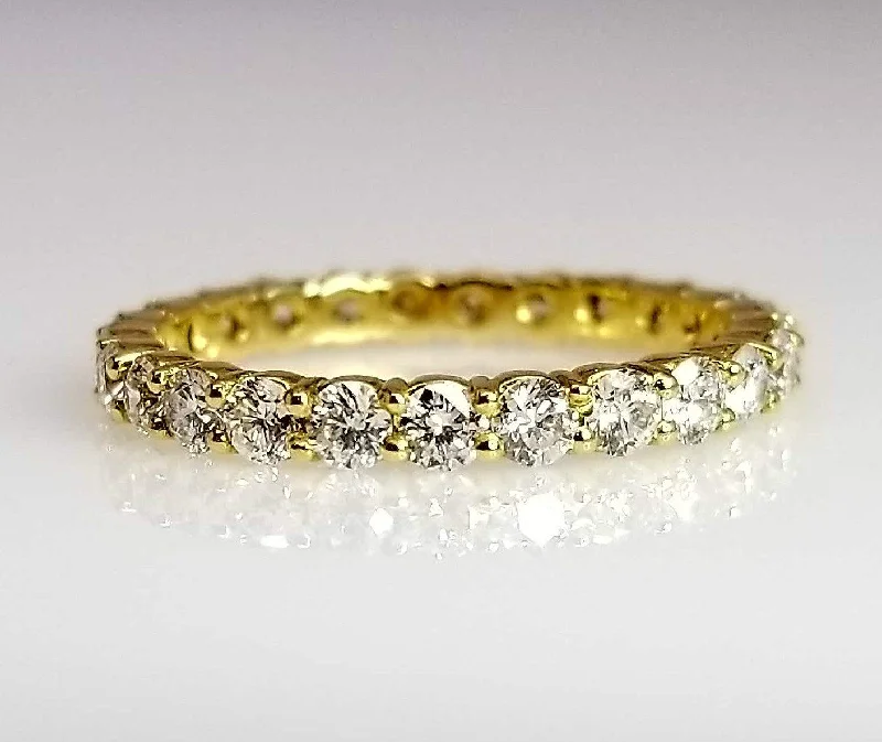 Ladies floral diamond ring -"ETNBD01844" Shared Prong Yellow Gold Diamond Ring